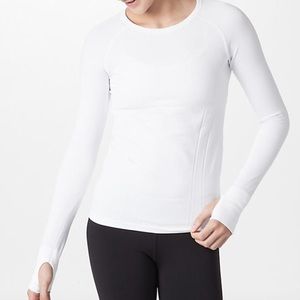 Ivivva Fly Tech long sleeve shirt White size 12